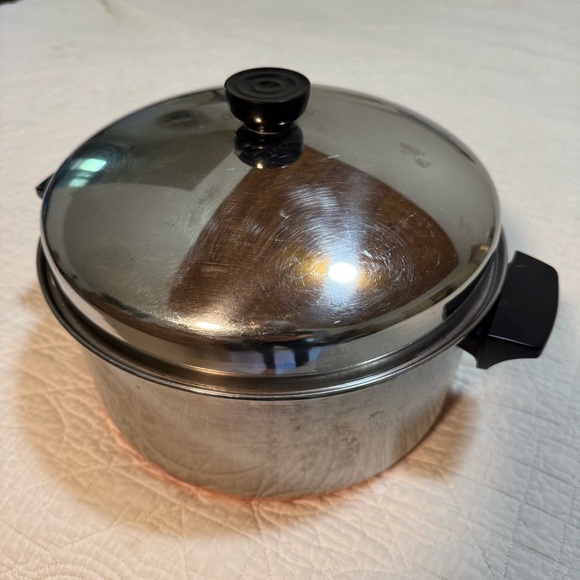 Revere ware 6 quart stock pot with lid vintage Rome NY USA - Picture 1 of 8